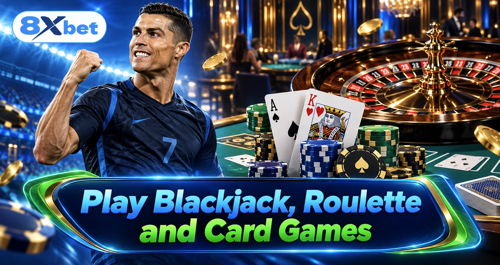 Play Blackjack, Roulette and Card Games