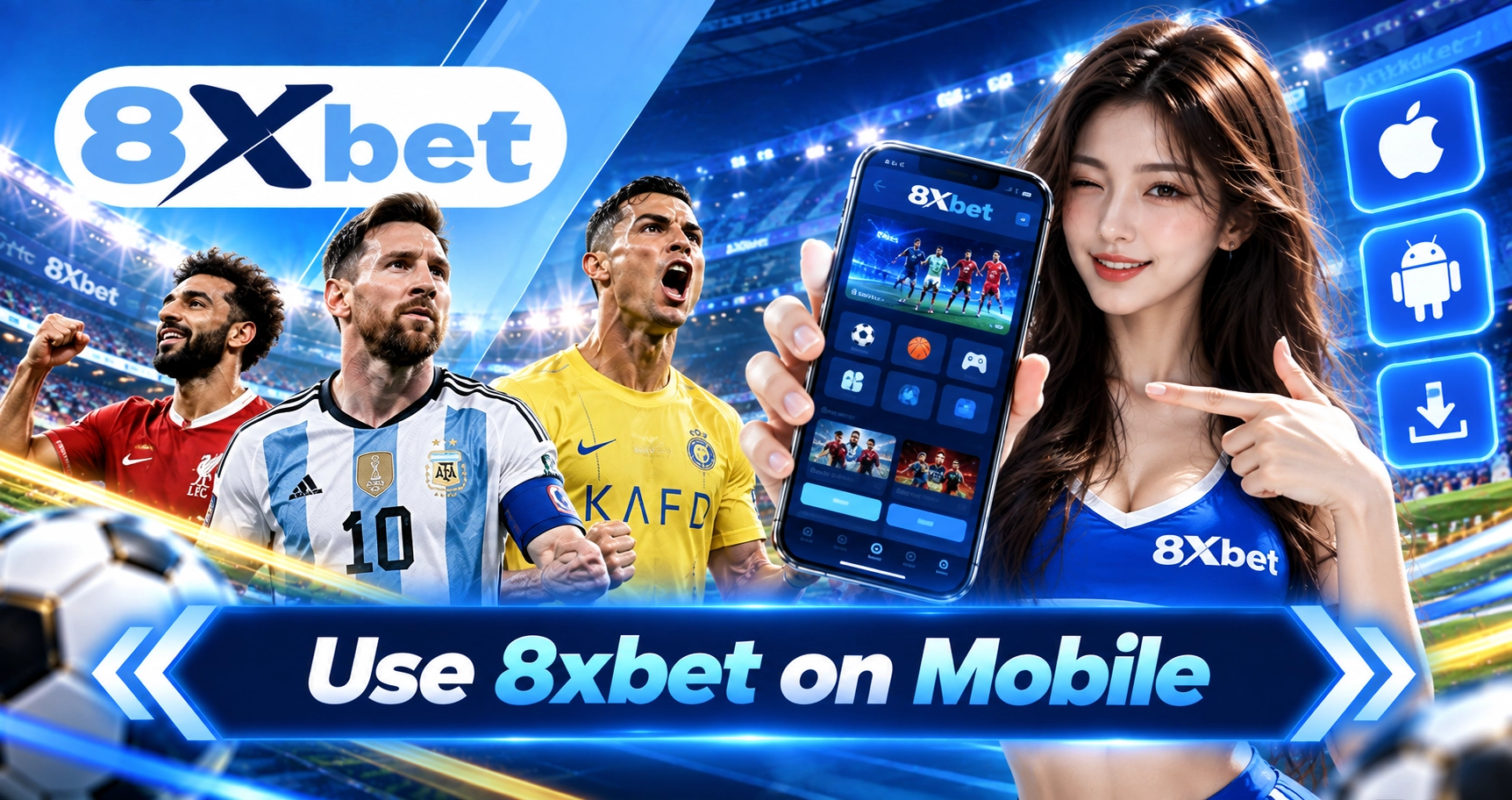 Use 8xbet on Mobile